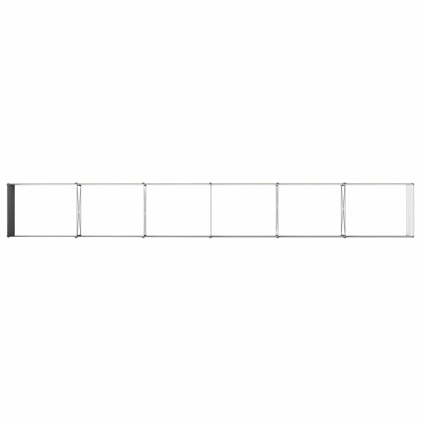 Raised Garden Bed Black 600 x 80 x 55 cm cold-rolled steel