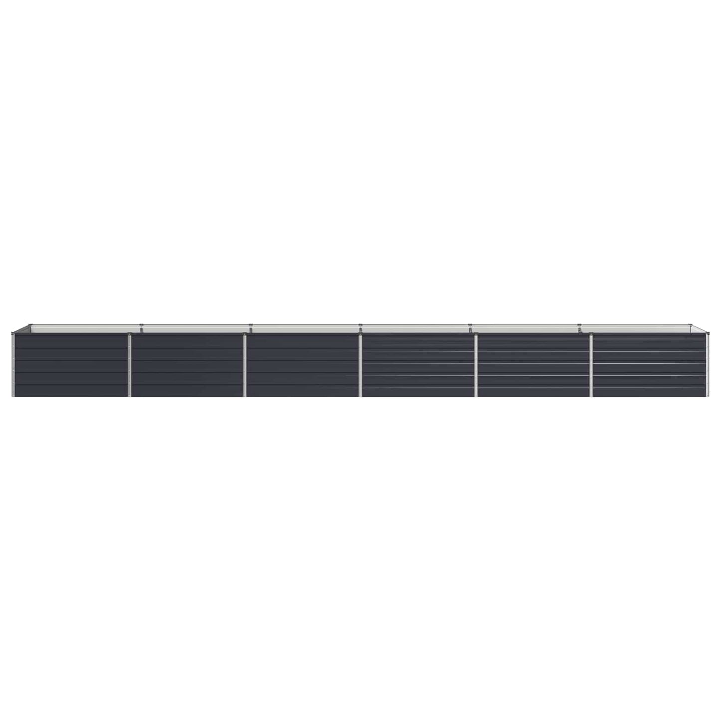 Raised Garden Bed Anthracite 600 x 80 x 55 cm cold-rolled steel