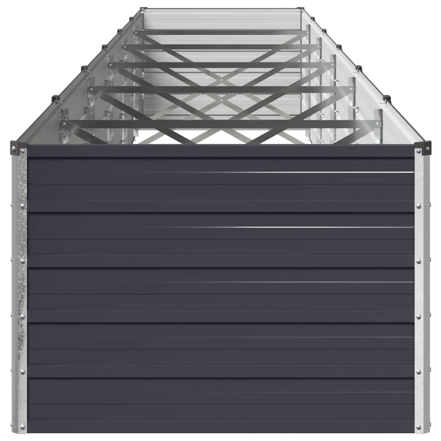 Raised Garden Bed Anthracite 600 x 80 x 55 cm cold-rolled steel