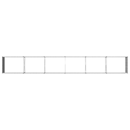 Raised Garden Bed Silver 600 x 80 x 55 cm galvanized