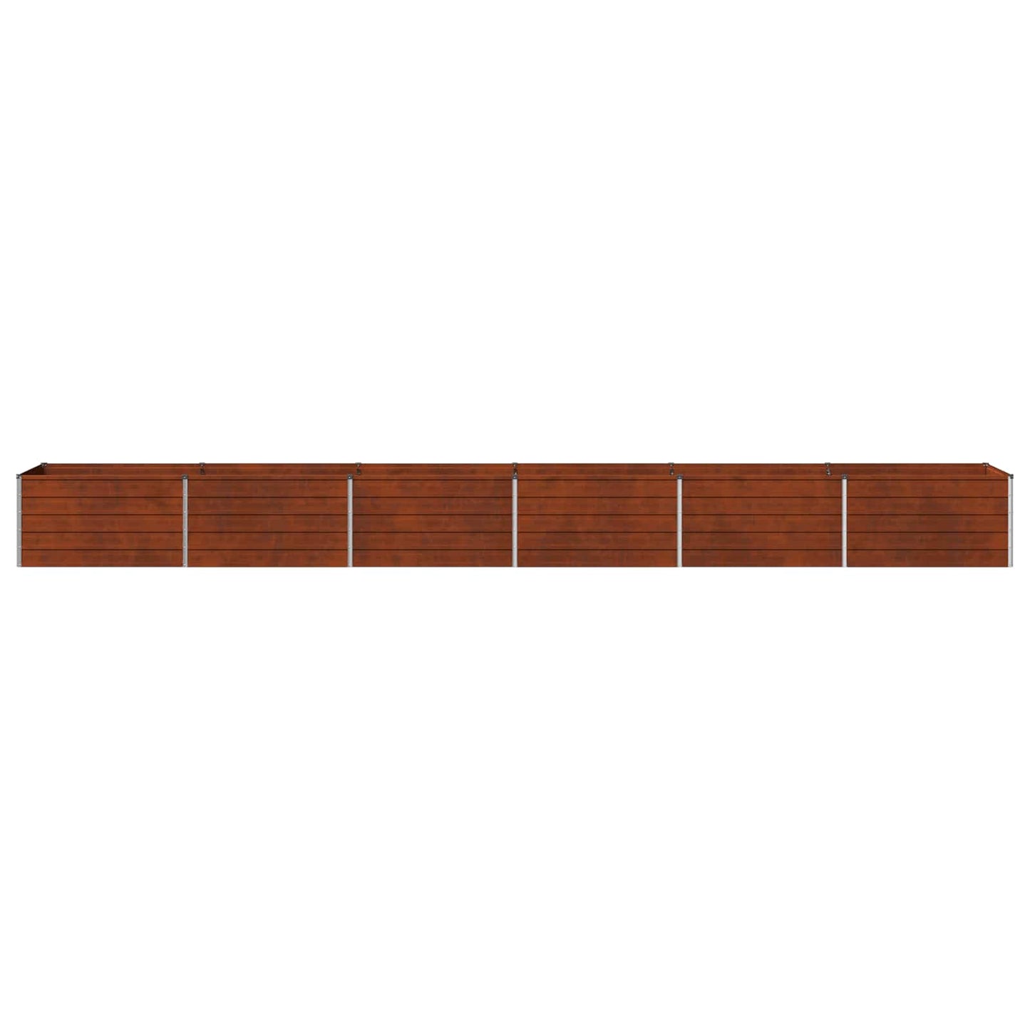Raised Garden Bed Rusty 600 x 80 x 55 cm corton
