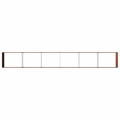 Raised Garden Bed Rusty 600 x 80 x 55 cm corton