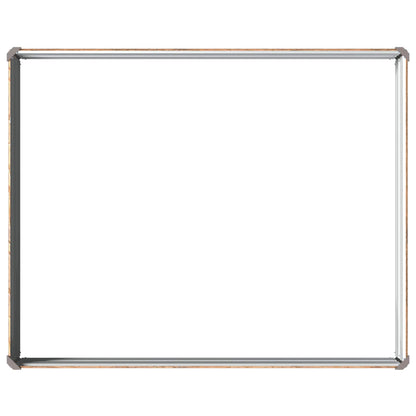 Raised Garden Bed Wood Brown 100 x 80 x 24 cm cold-rolled steel