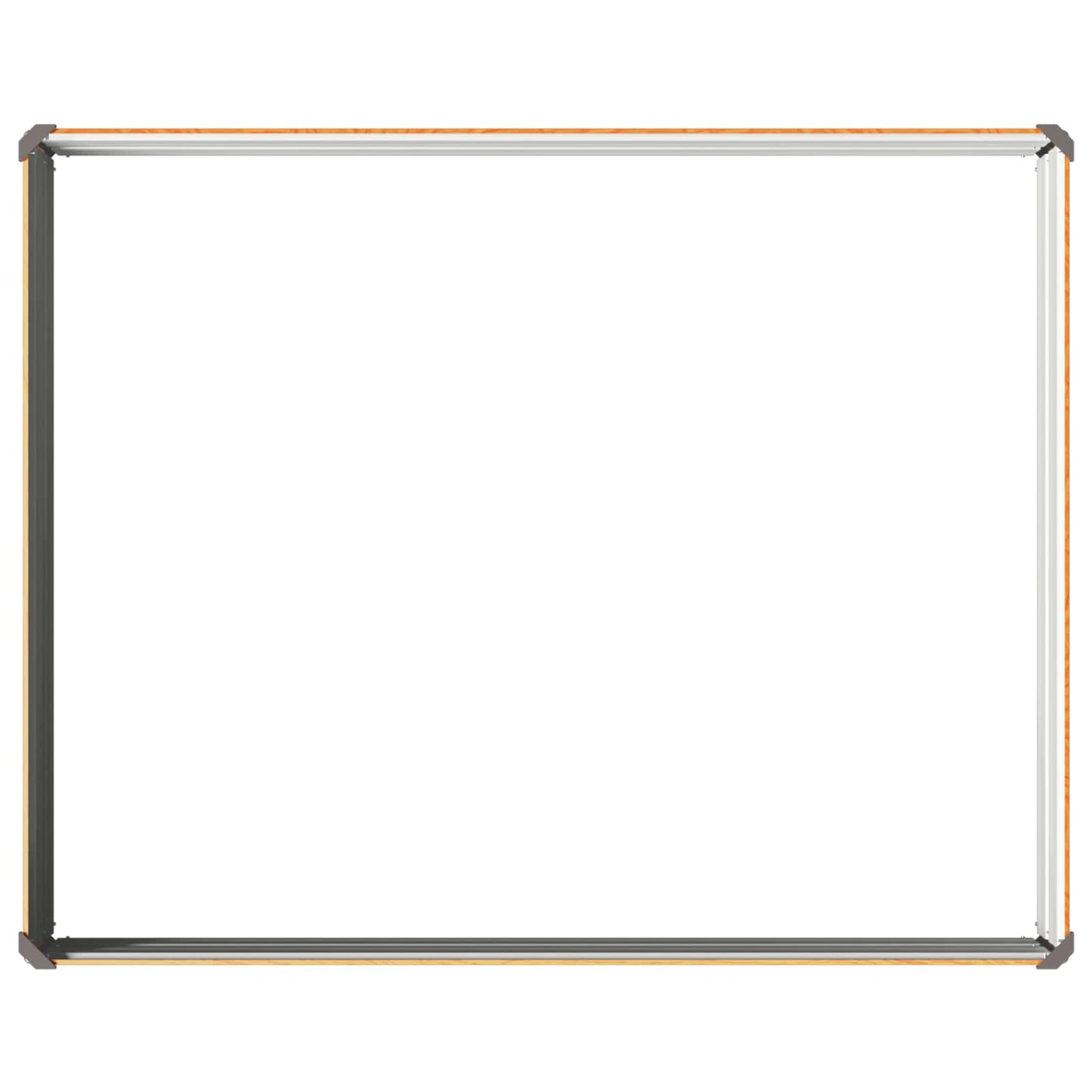 Raised Garden Bed Natural 100 x 80 x 24 cm cold-rolled steel