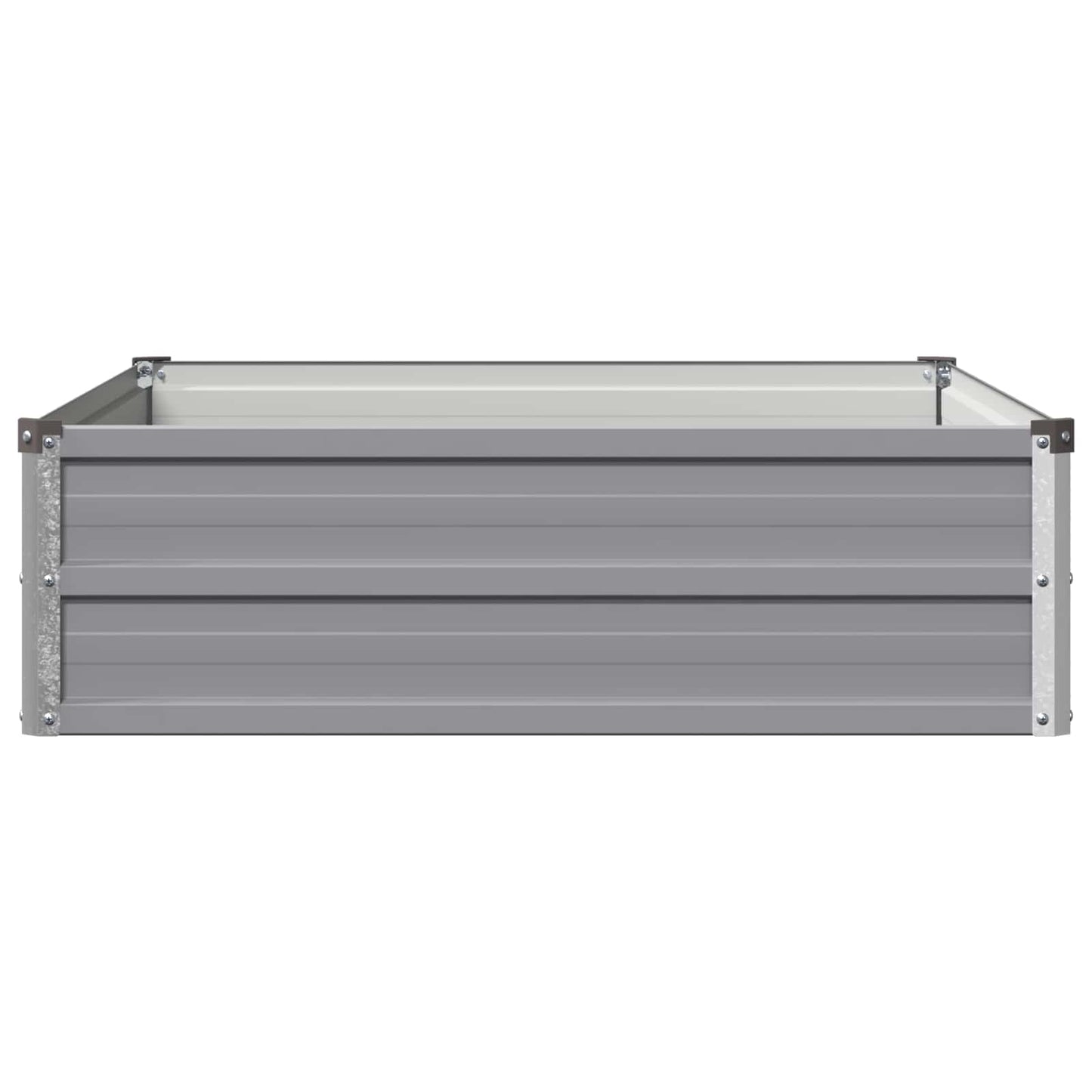 Raised Garden Bed Grey 100 x 80 x 24 cm cold-rolled steel
