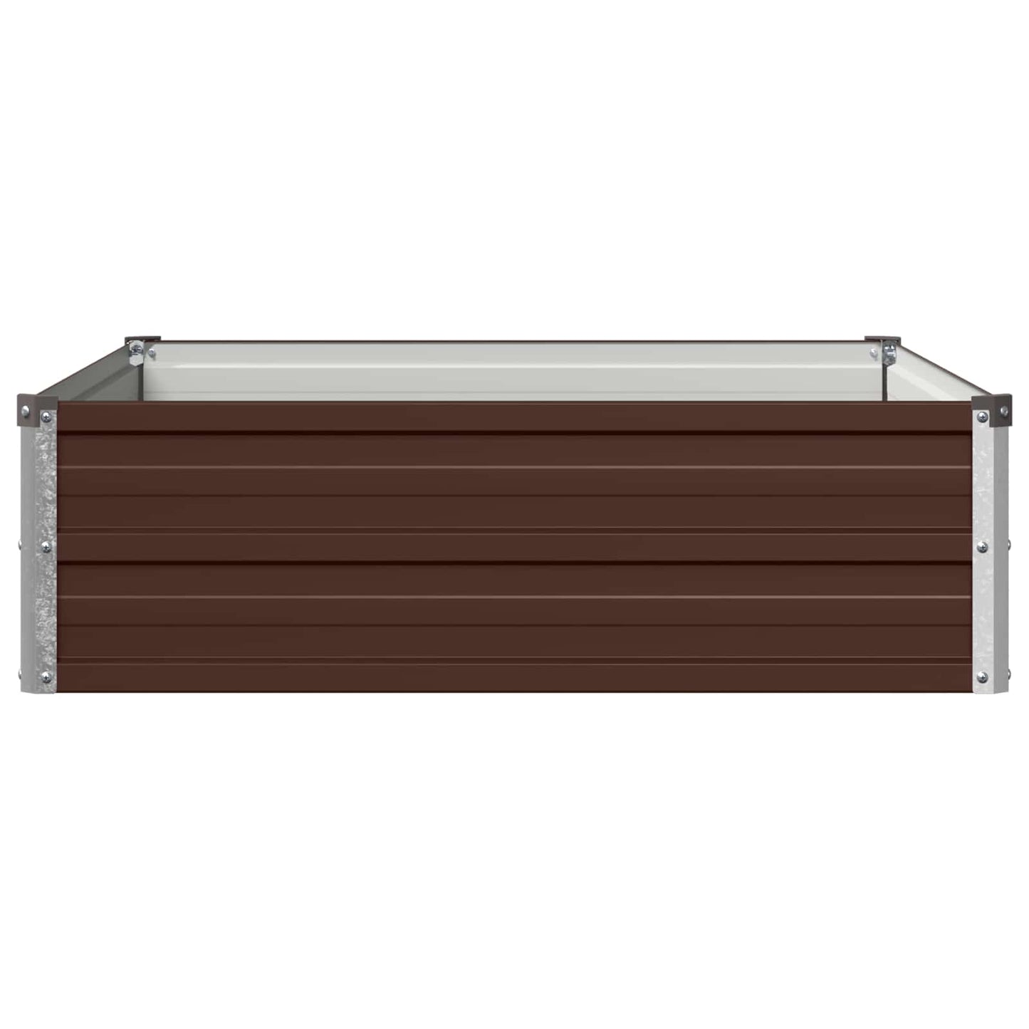 Raised Garden Bed Brown 100 x 80 x 24 cm cold-rolled steel