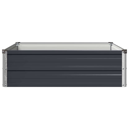 Raised Garden Bed Anthracite 100 x 80 x 24 cm cold-rolled steel