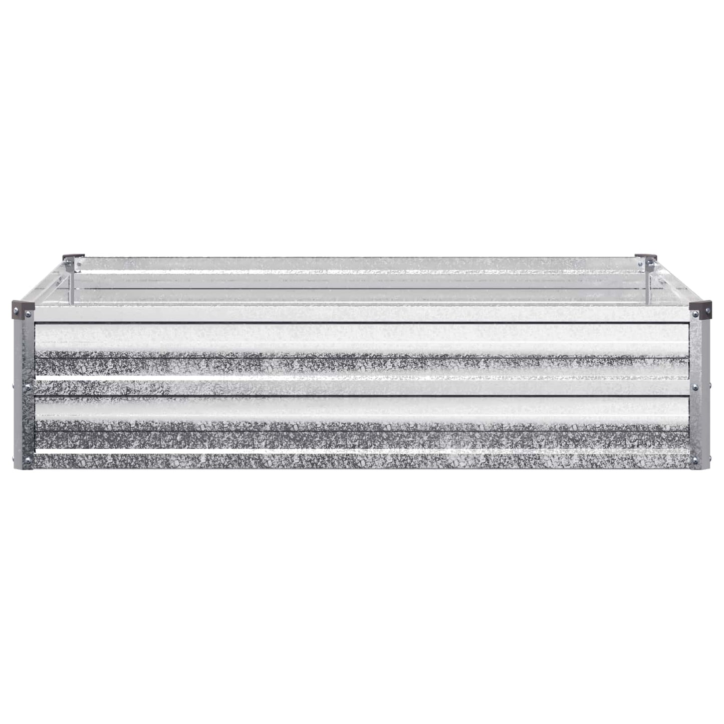 Raised Garden Bed Silver 100 x 80 x 24 cm galvanized