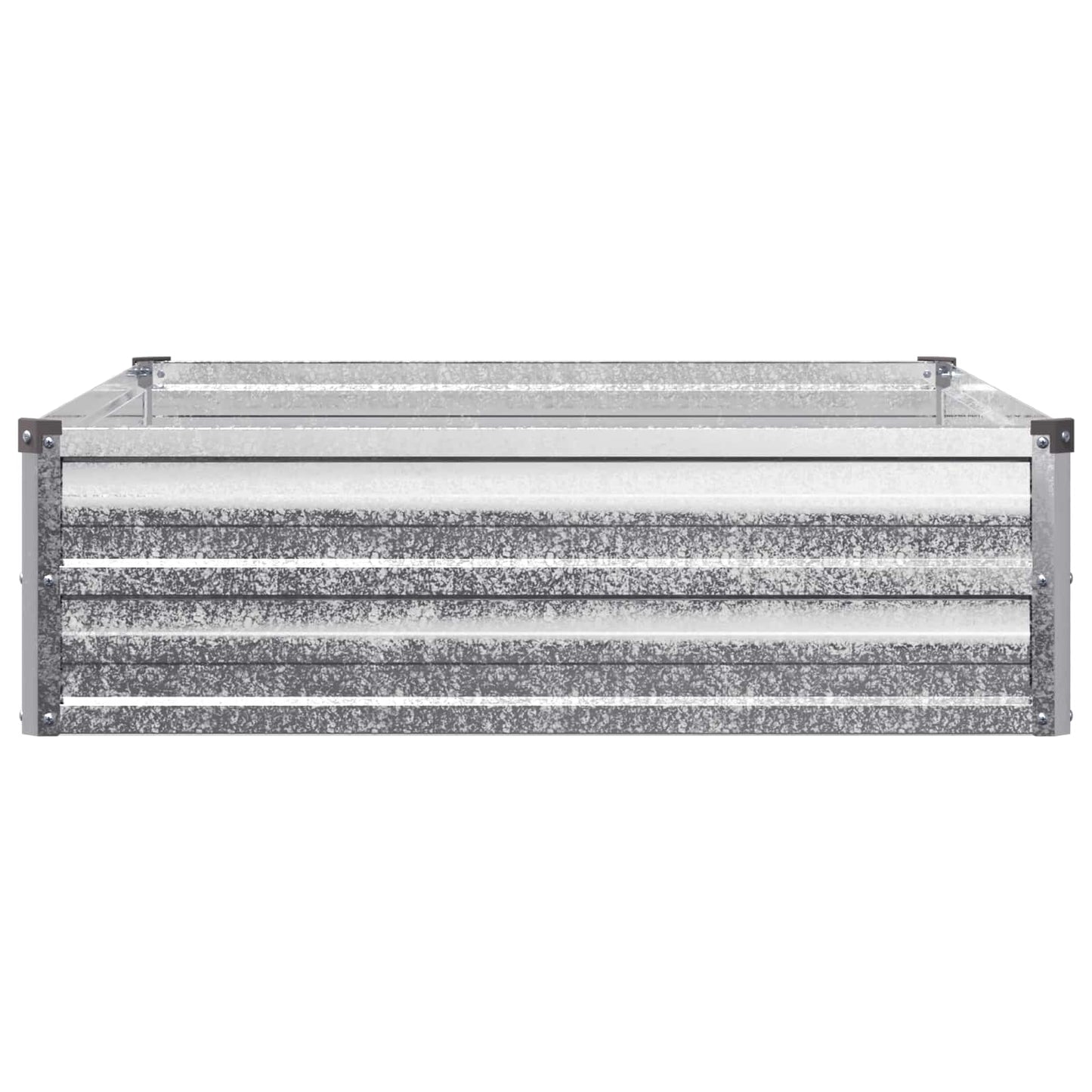 Raised Garden Bed Silver 100 x 80 x 24 cm galvanized