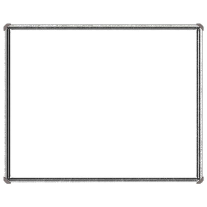 Raised Garden Bed Silver 100 x 80 x 24 cm galvanized