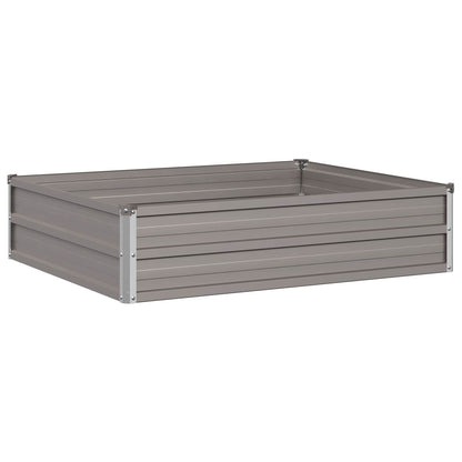 Raised Garden Bed Rusty 100 x 80 x 24 cm corton