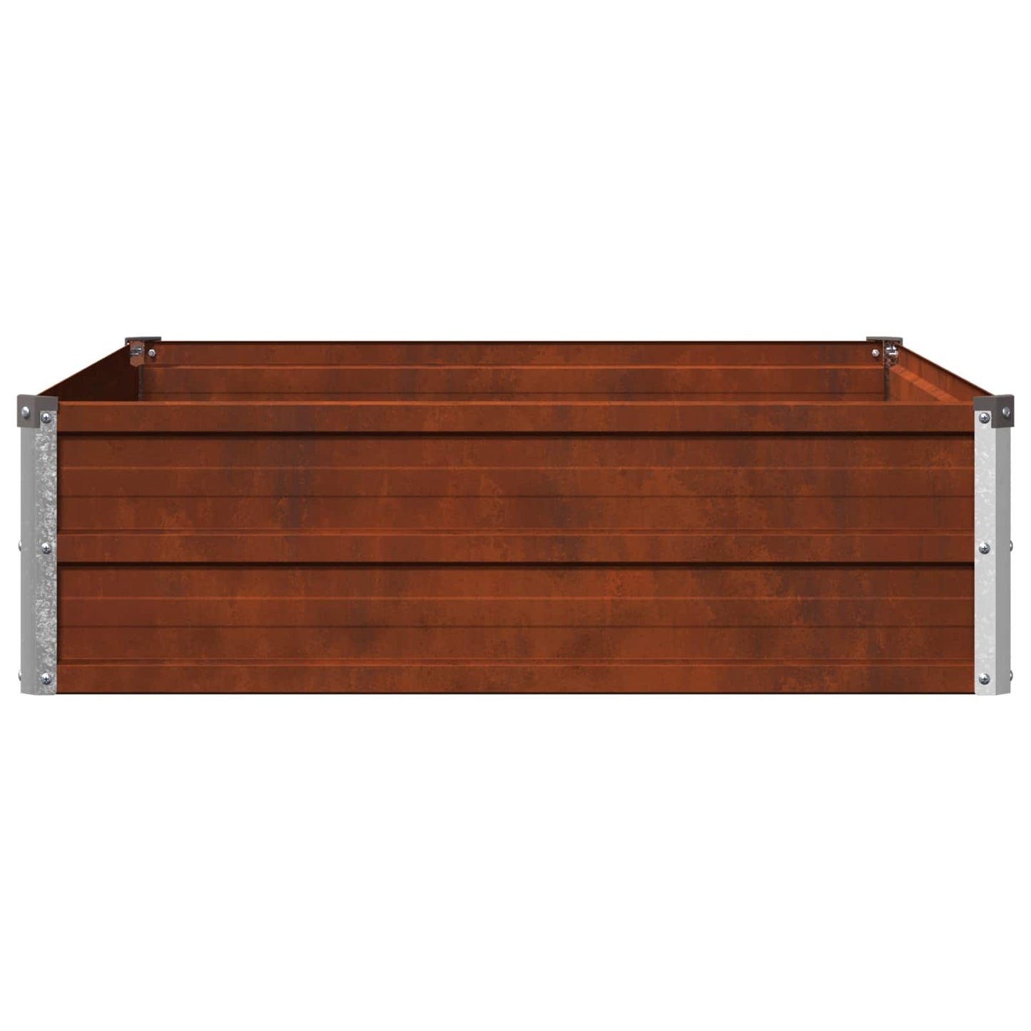 Raised Garden Bed Rusty 100 x 80 x 24 cm corton
