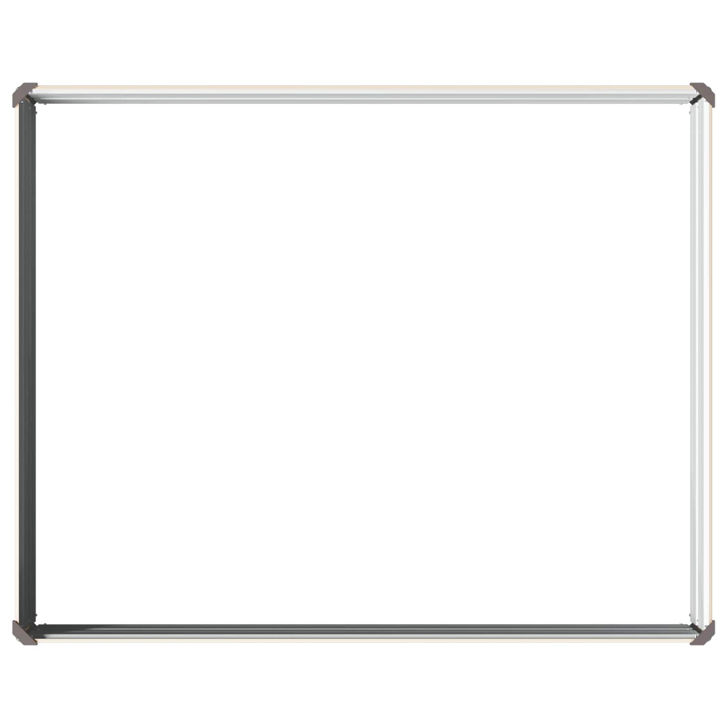 Raised Garden Bed Ivory 100 x 80 x 24 cm cold-rolled steel
