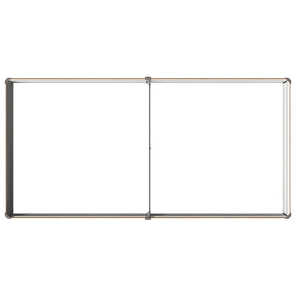 Raised Garden Bed Wood Brown 160 x 80 x 24 cm cold-rolled steel