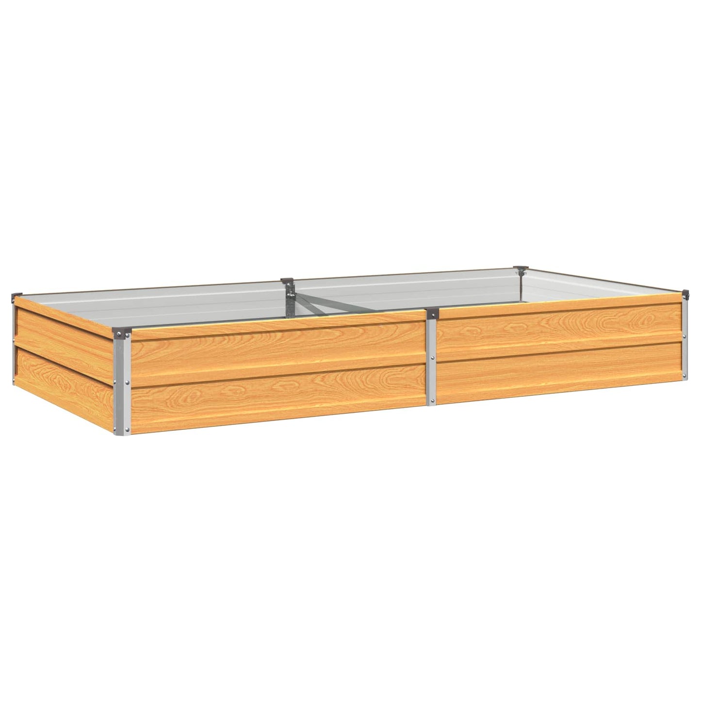 Raised Garden Bed Natural 160 x 80 x 24 cm cold-rolled steel