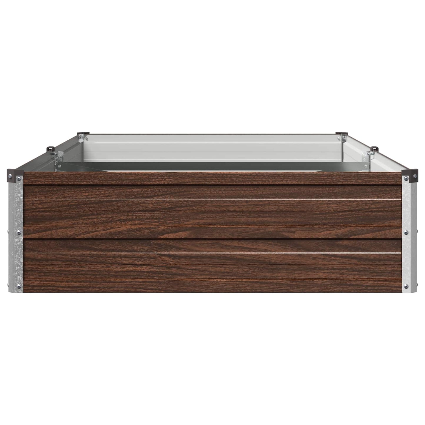 Raised Garden Bed Black 160 x 80 x 24 cm cold-rolled steel