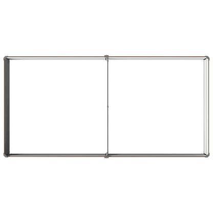 Raised Garden Bed Black 160 x 80 x 24 cm cold-rolled steel