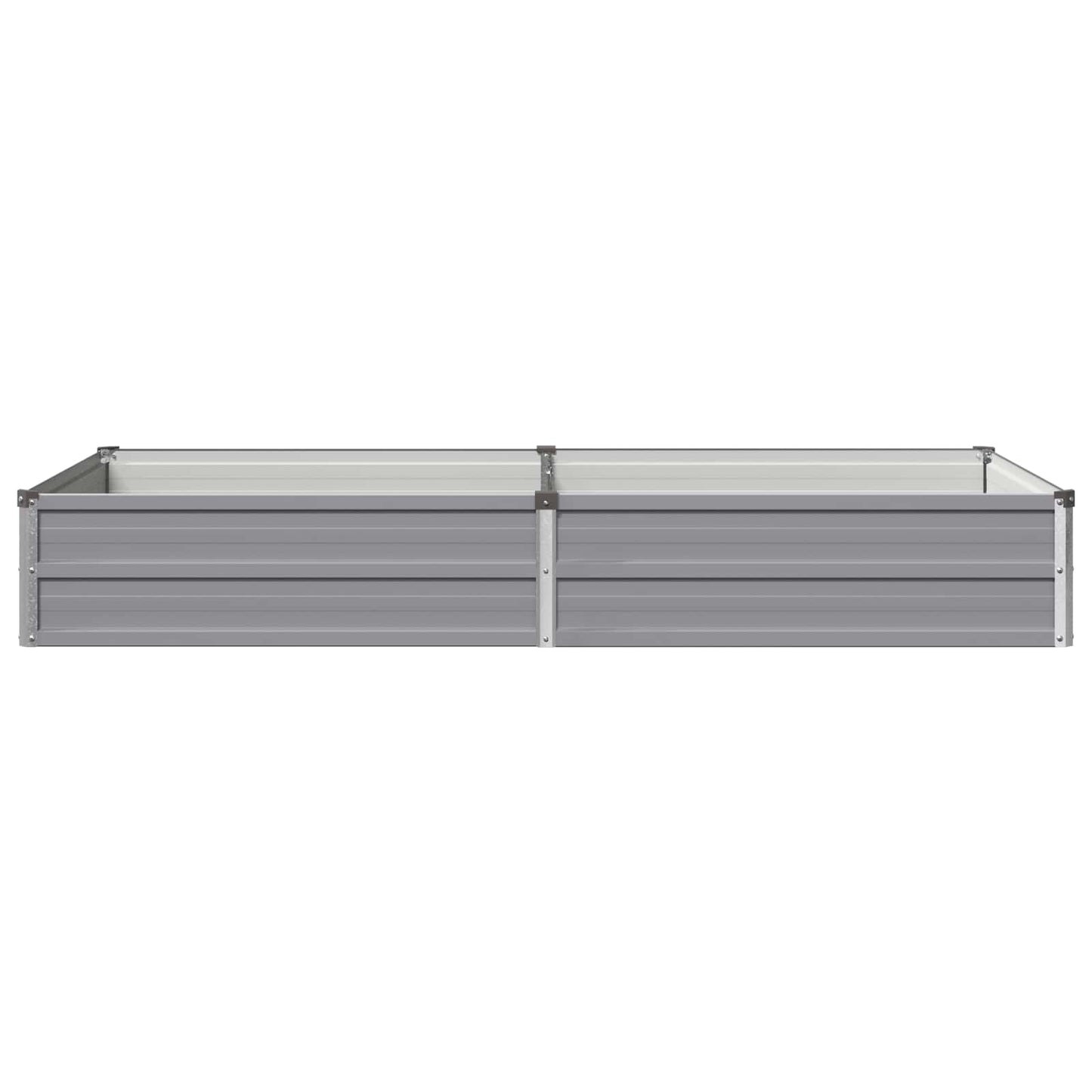 Raised Garden Bed Grey 160 x 80 x 24 cm cold-rolled steel