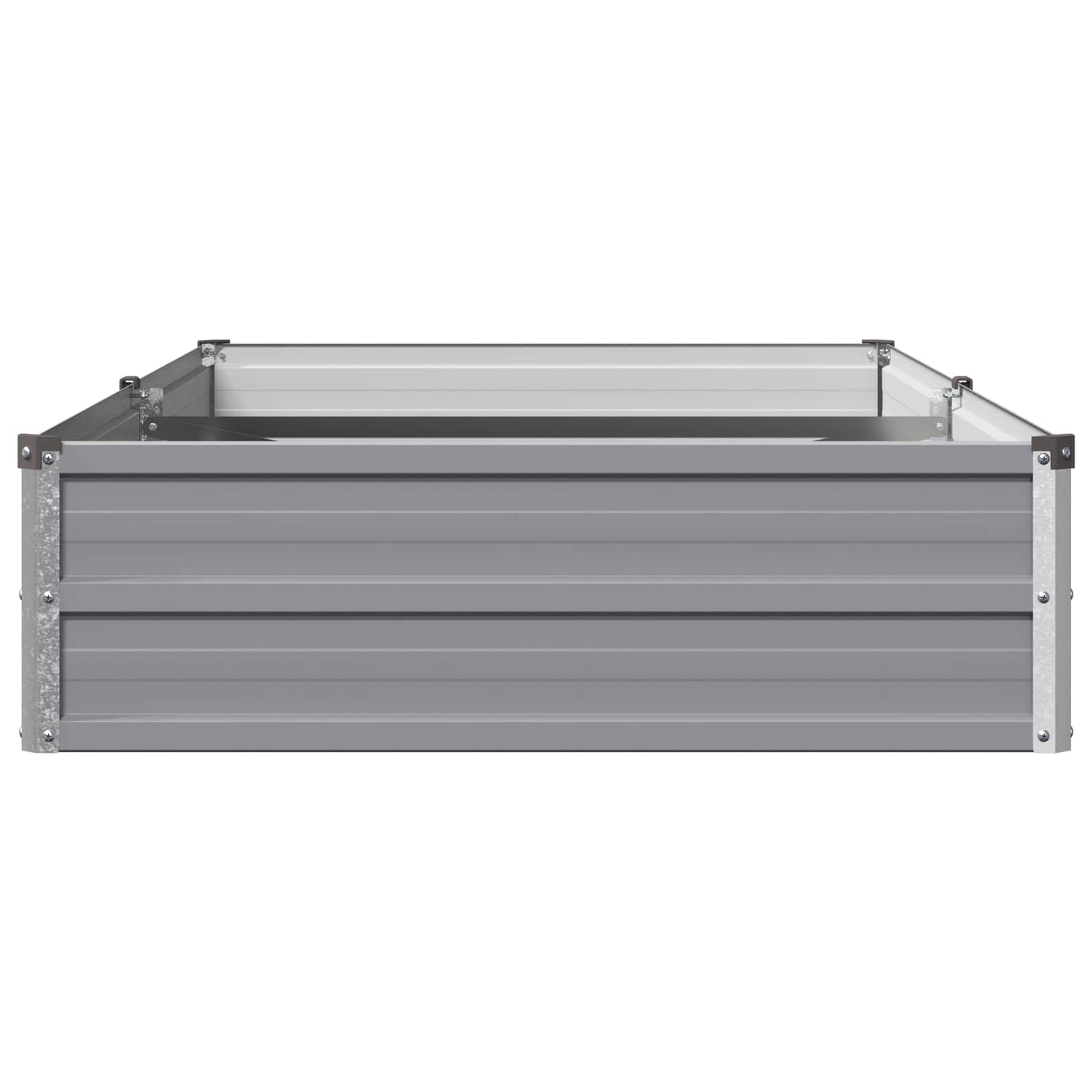 Raised Garden Bed Grey 160 x 80 x 24 cm cold-rolled steel