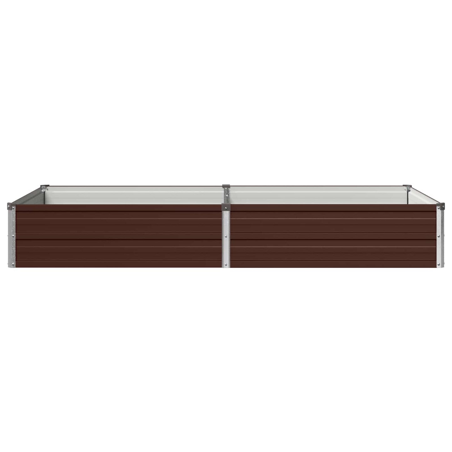 Raised Garden Bed Brown 160 x 80 x 24 cm cold-rolled steel