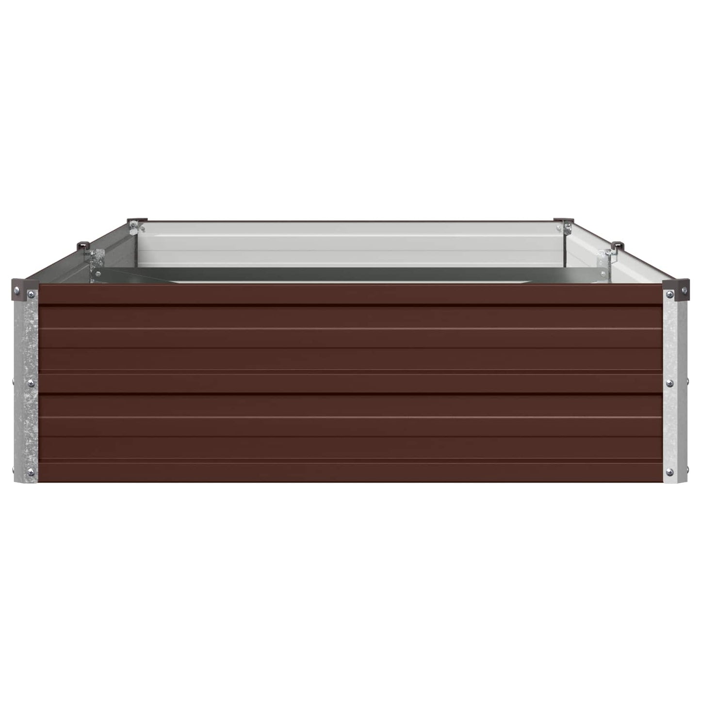 Raised Garden Bed Brown 160 x 80 x 24 cm cold-rolled steel