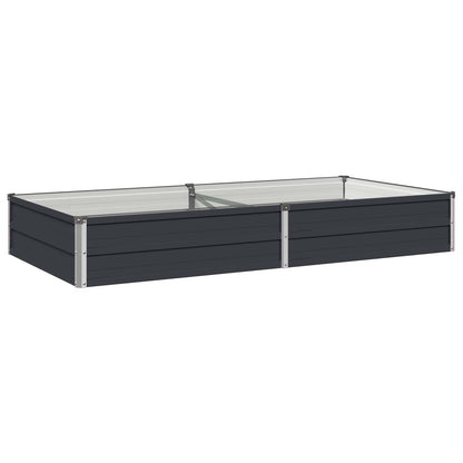 Raised Garden Bed Anthracite 160 x 80 x 24 cm cold-rolled steel
