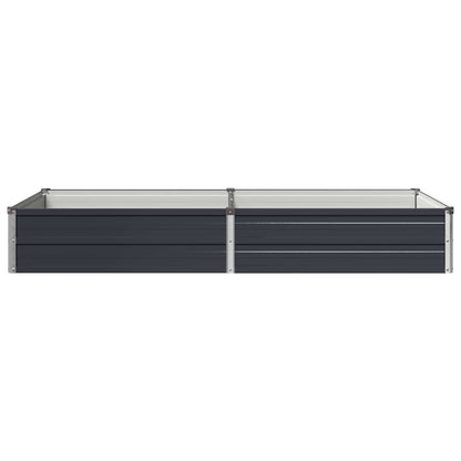 Raised Garden Bed Anthracite 160 x 80 x 24 cm cold-rolled steel