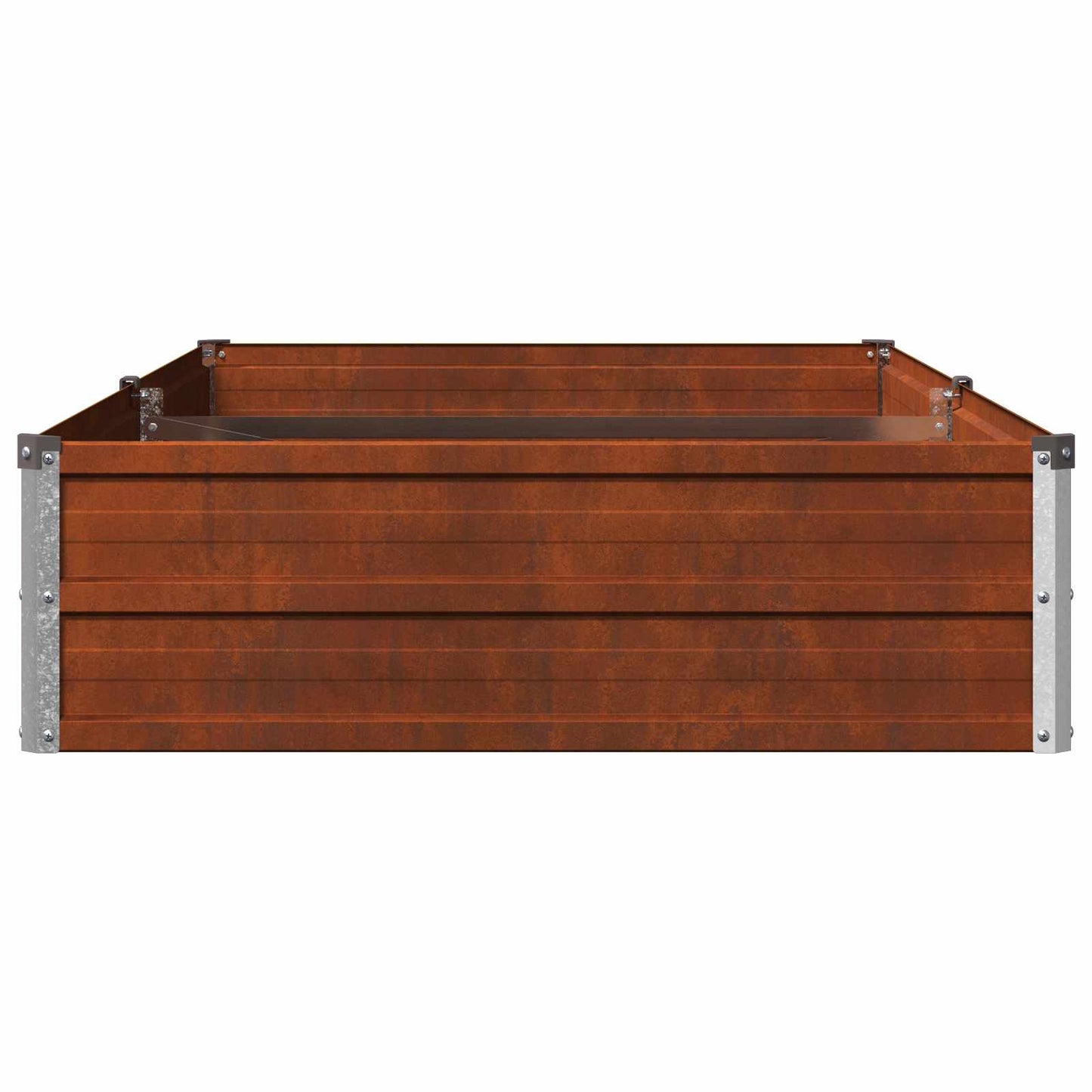 Raised Garden Bed Rusty 160 x 80 x 24 cm corton