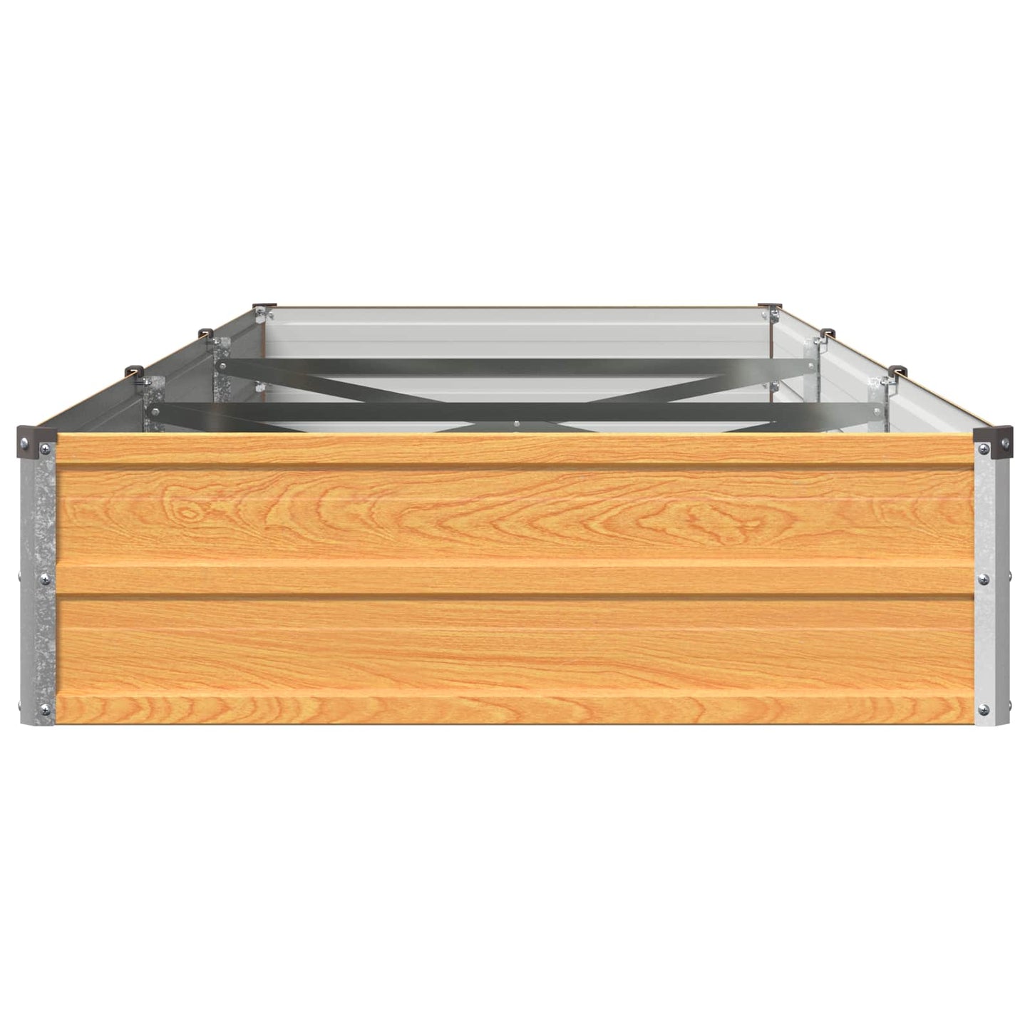 Raised Garden Bed Natural 240 x 80 x 24 cm cold-rolled steel
