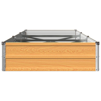 Raised Garden Bed Natural 240 x 80 x 24 cm cold-rolled steel