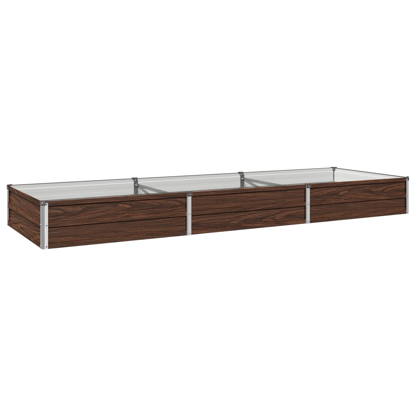 Raised Garden Bed Black 240 x 80 x 24 cm cold-rolled steel