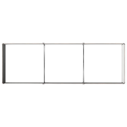 Raised Garden Bed Black 240 x 80 x 24 cm cold-rolled steel