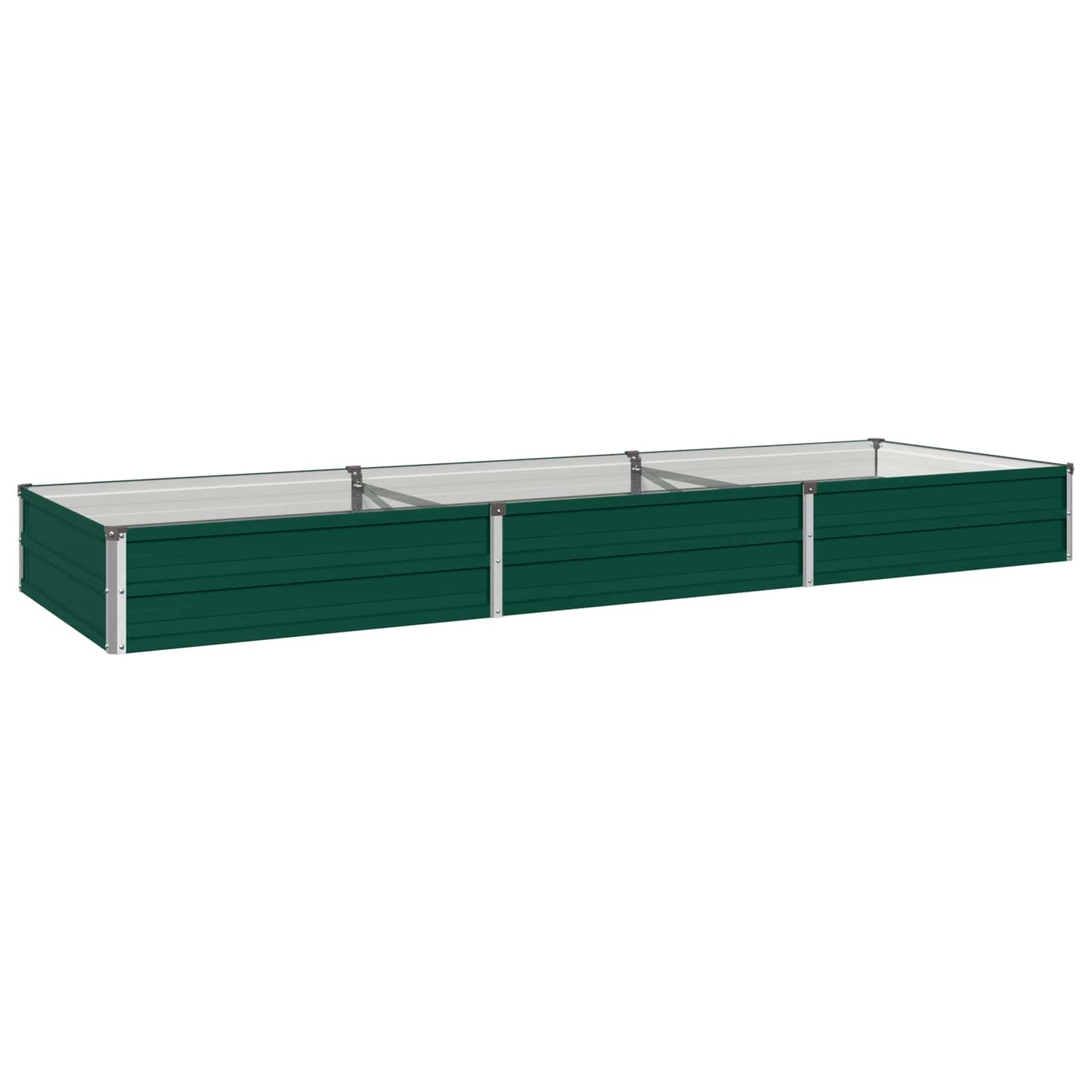 Raised Garden Bed Green 240 x 80 x 24 cm cold-rolled steeel