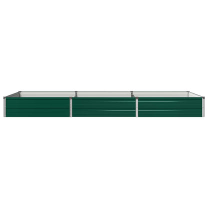 Raised Garden Bed Green 240 x 80 x 24 cm cold-rolled steeel
