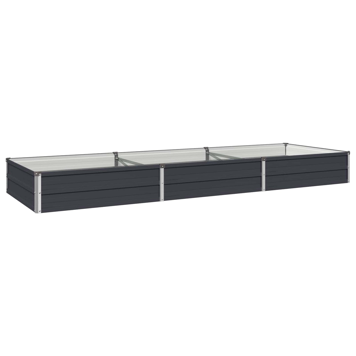 Raised Garden Bed Anthracite 240 x 80 x 24 cm cold-rolled steel