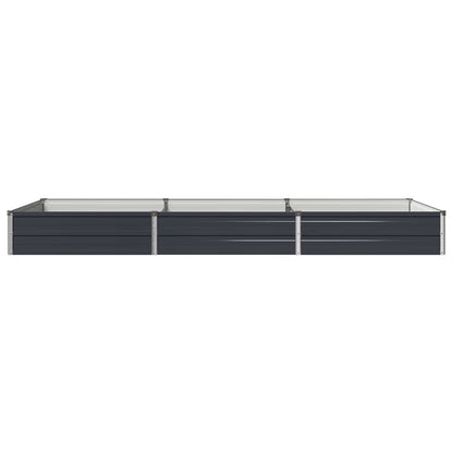 Raised Garden Bed Anthracite 240 x 80 x 24 cm cold-rolled steel