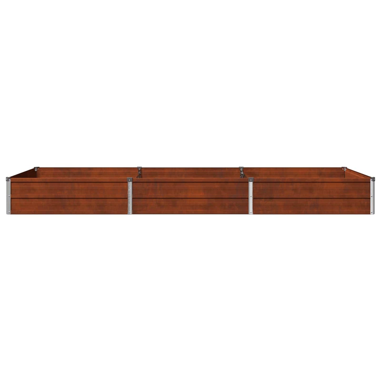 Raised Garden Bed Rusty 240 x 80 x 24 cm corton