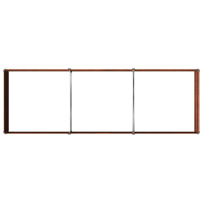 Raised Garden Bed Rusty 240 x 80 x 24 cm corton
