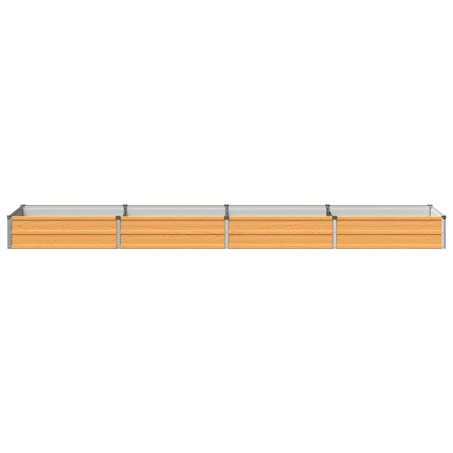 Raised Garden Bed Natural 320 x 80 x 24 cm cold-rolled steel