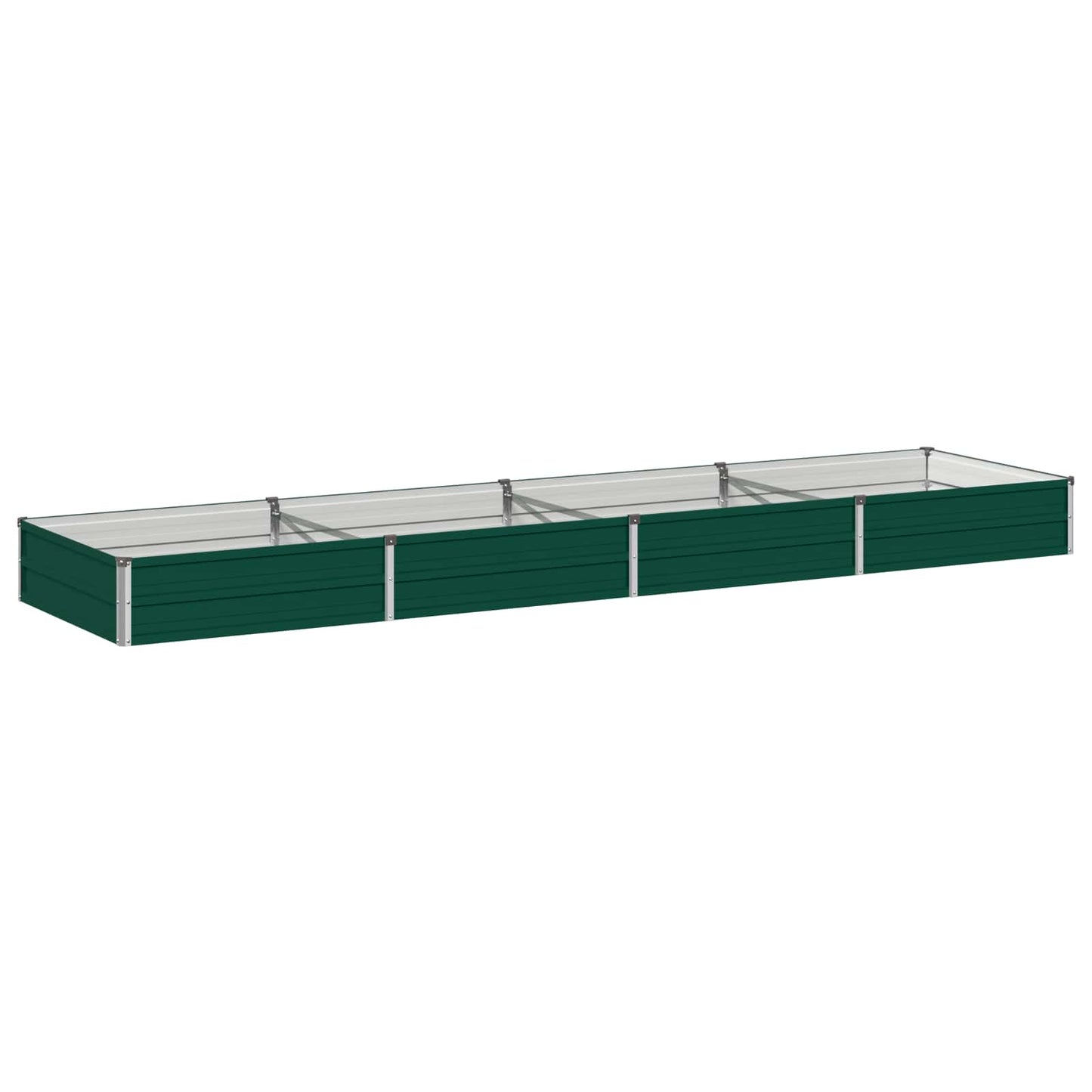 Raised Garden Bed Green 320 x 80 x 24 cm cold-rolled steeel