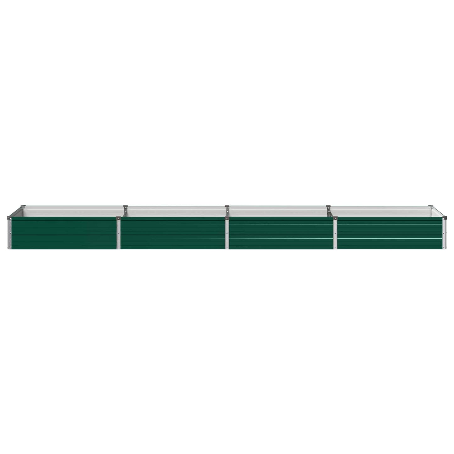 Raised Garden Bed Green 320 x 80 x 24 cm cold-rolled steeel