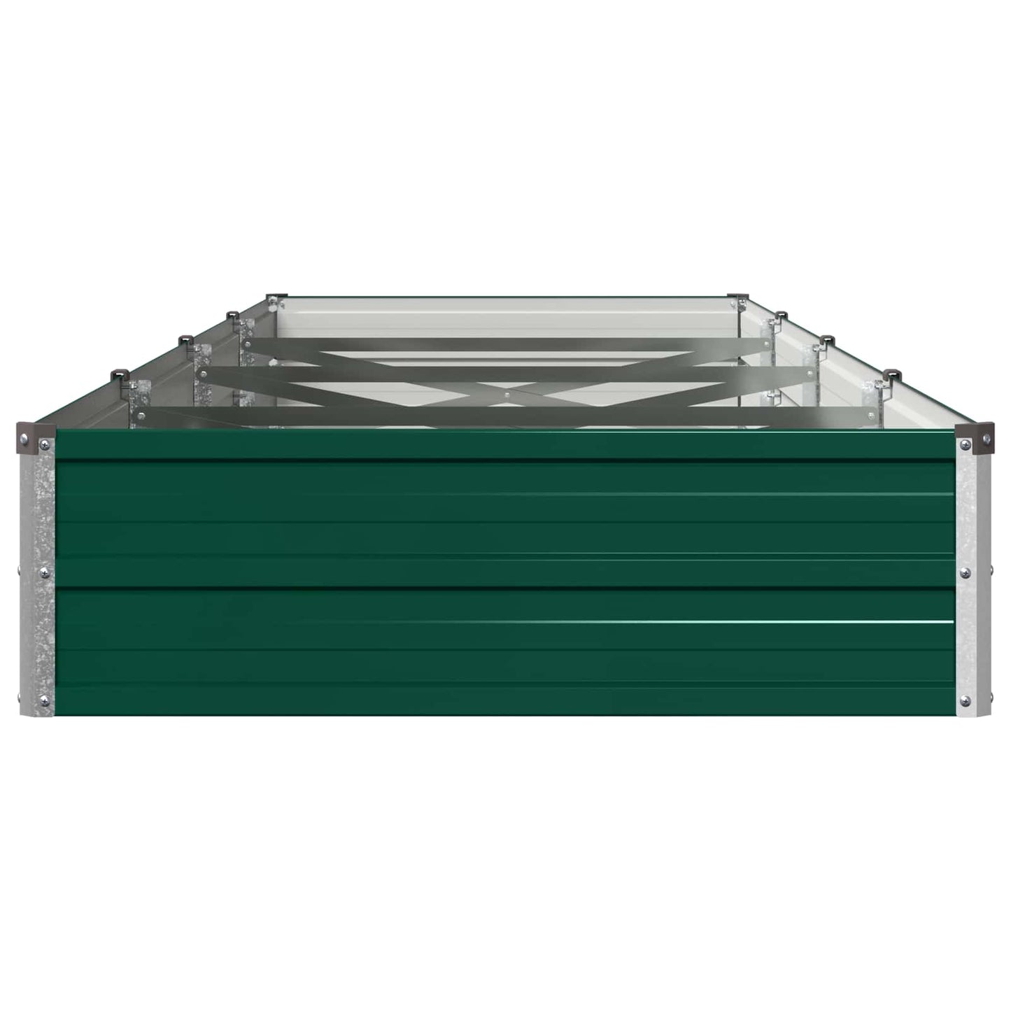 Raised Garden Bed Green 320 x 80 x 24 cm cold-rolled steeel