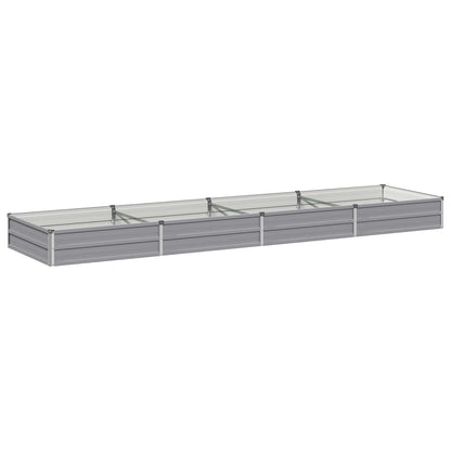 Raised Garden Bed Grey 320 x 80 x 24 cm cold-rolled steel