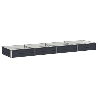 Raised Garden Bed Anthracite 320 x 80 x 24 cm cold-rolled steel