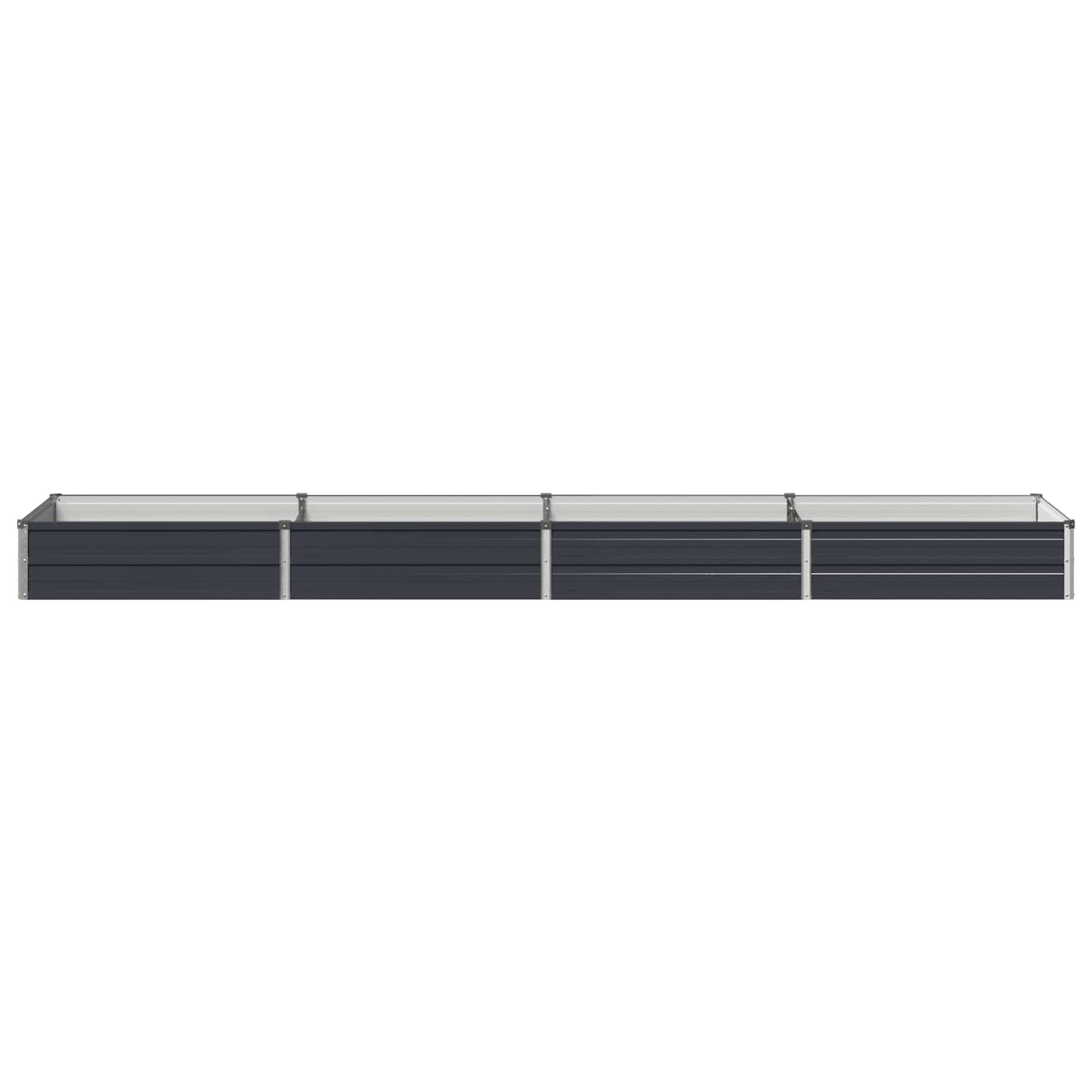 Raised Garden Bed Anthracite 320 x 80 x 24 cm cold-rolled steel