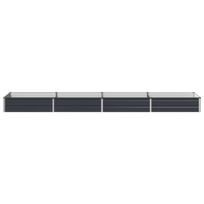 Raised Garden Bed Anthracite 320 x 80 x 24 cm cold-rolled steel