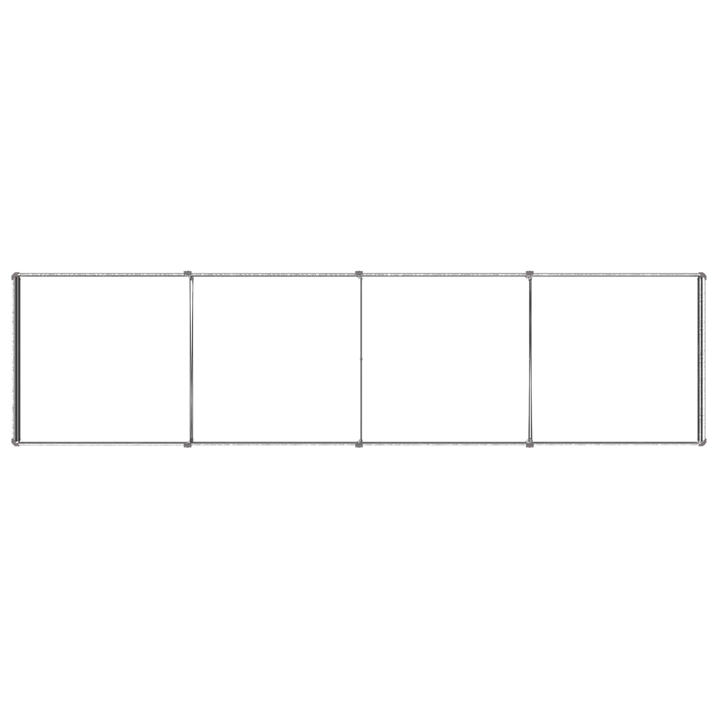 Raised Garden Bed Silver 320 x 80 x 24 cm galvanized