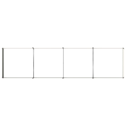 Raised Garden Bed Ivory 320 x 80 x 24 cm cold-rolled steel
