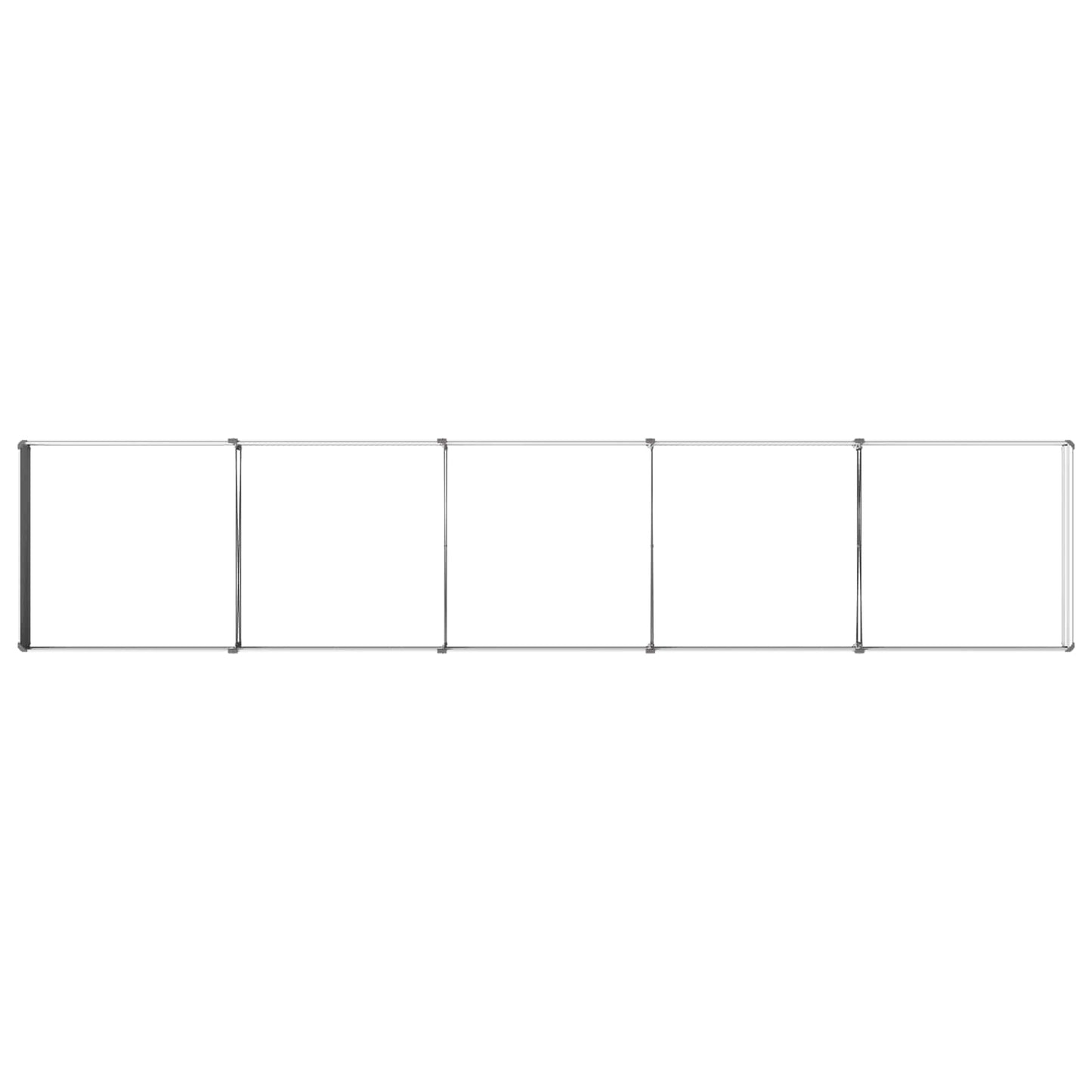 Raised Garden Bed Grey 400 x 80 x 24 cm cold-rolled steel