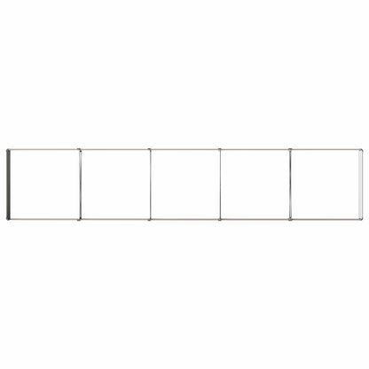 Raised Garden Bed Brown 400 x 80 x 24 cm cold-rolled steel